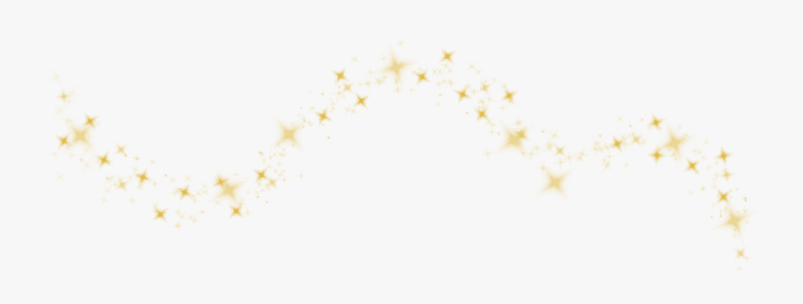 Stars Trail Spark Sparkle Glitter Gold Shine Magic - Fairy Dust White Background, Transparent Clipart