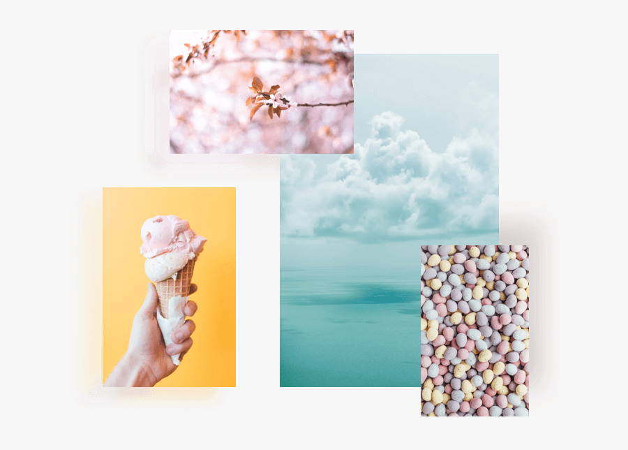 Clip Art Adobe Spark Collage - Ice Cream Cone, Transparent Clipart