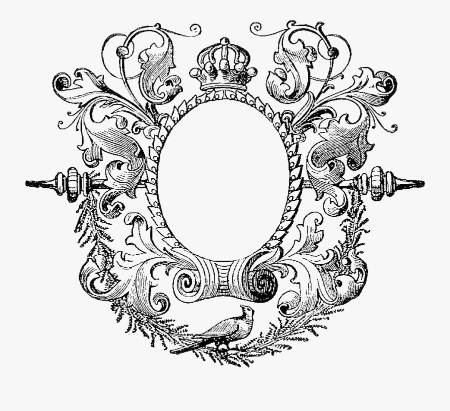 This Vintage Graphic Is Perfect For Labels Or As A - Engraved Frame, Transparent Clipart