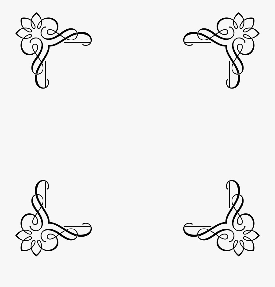 Vintage Frames And Borders Png Clipart , Png Download - Elegant Text Frame Png, Transparent Clipart