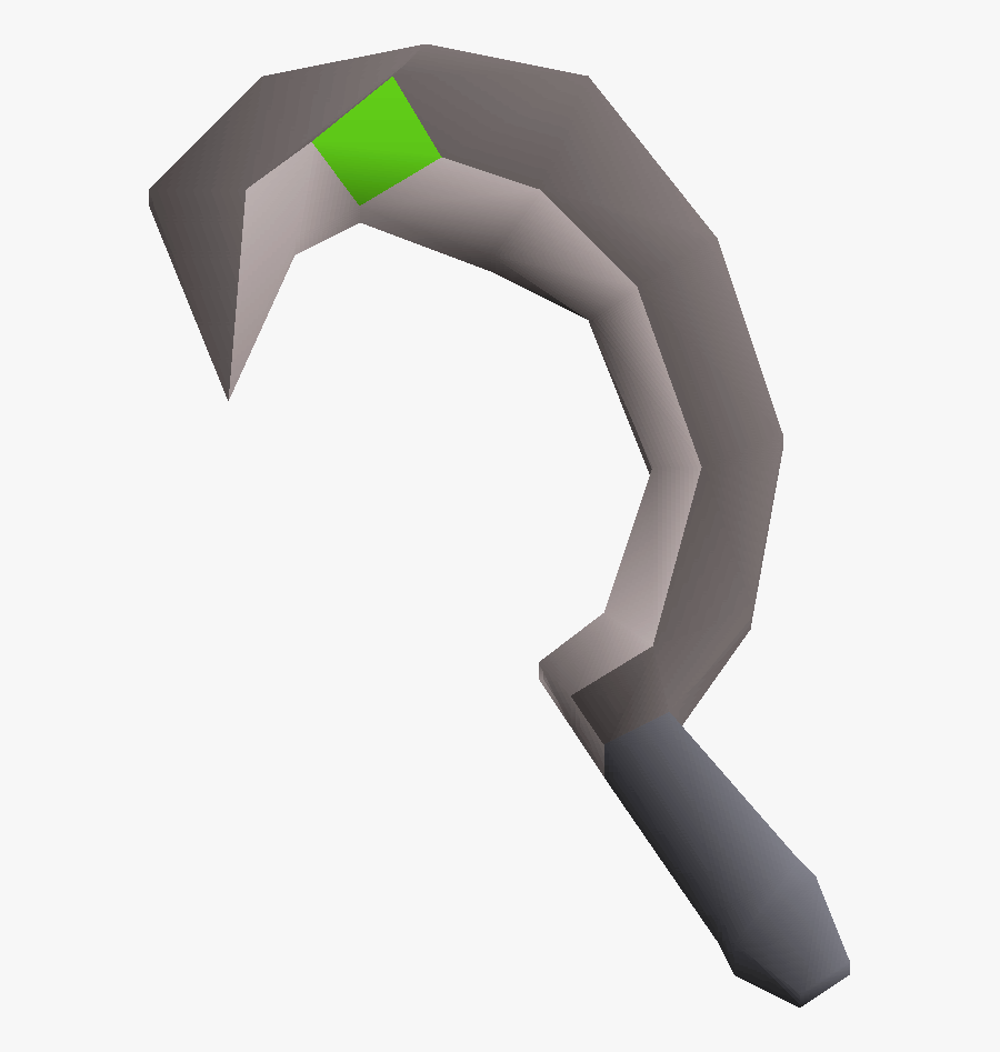 Emerald Sickle Detail, Transparent Clipart