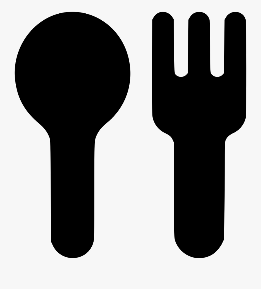 Fork Spoon Baby - Baby Spoon & Fork White Icon, Transparent Clipart