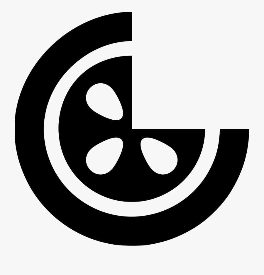 Lemon Slice Big - Emblem, Transparent Clipart