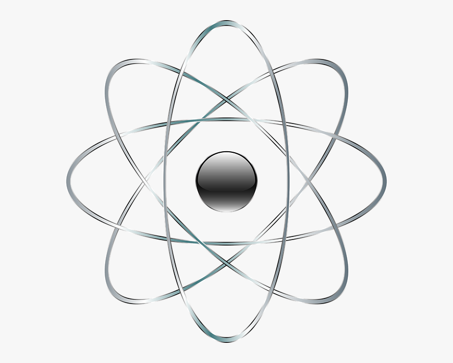 Abstract, Art, Atom, Atomic, Building Block, Geometric - Transparent Background Atom Png, Transparent Clipart