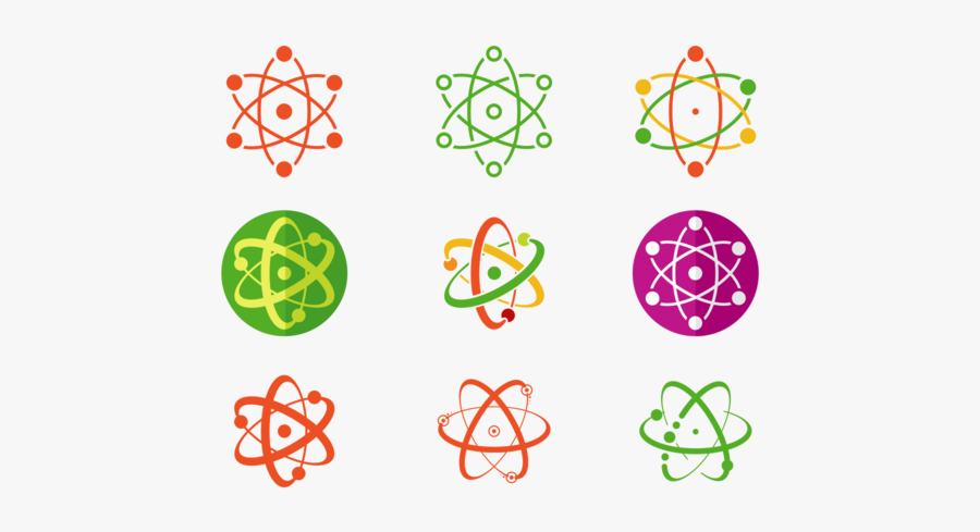Set Of Atomium Vector - Atomium Vector, Transparent Clipart