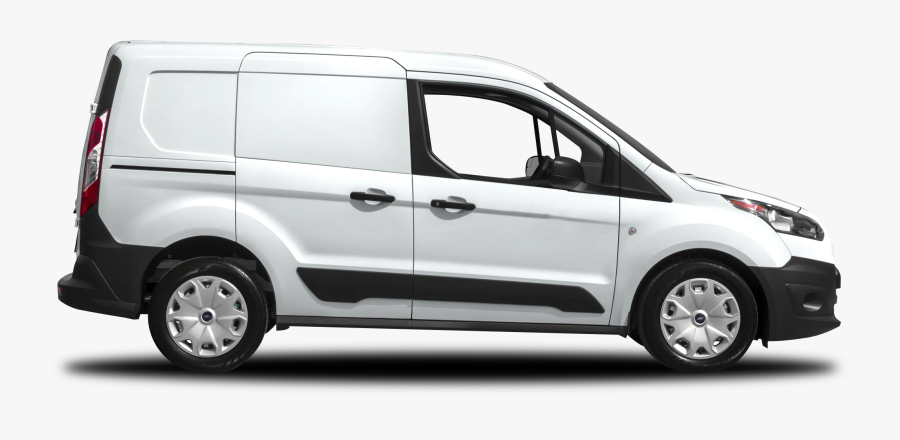 Courier Van Png Image - White Ford Transit Connect, Transparent Clipart