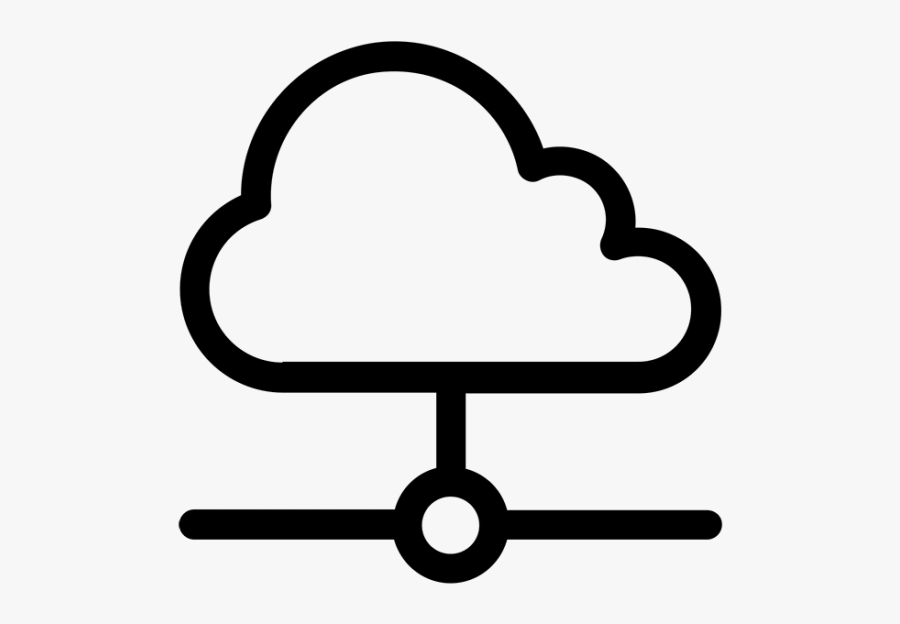 Cloud Network, Transparent Clipart