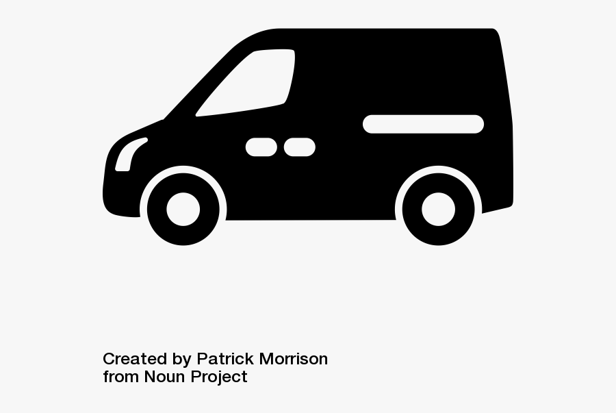 Laundry Delivery Black Car, Transparent Clipart