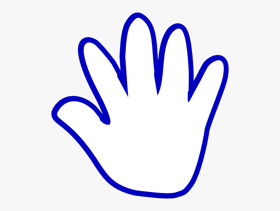 Blue Cartoon Hand Svg Clip Arts 570 X 598 Px - Main Idea Detail Hand, Transparent Clipart