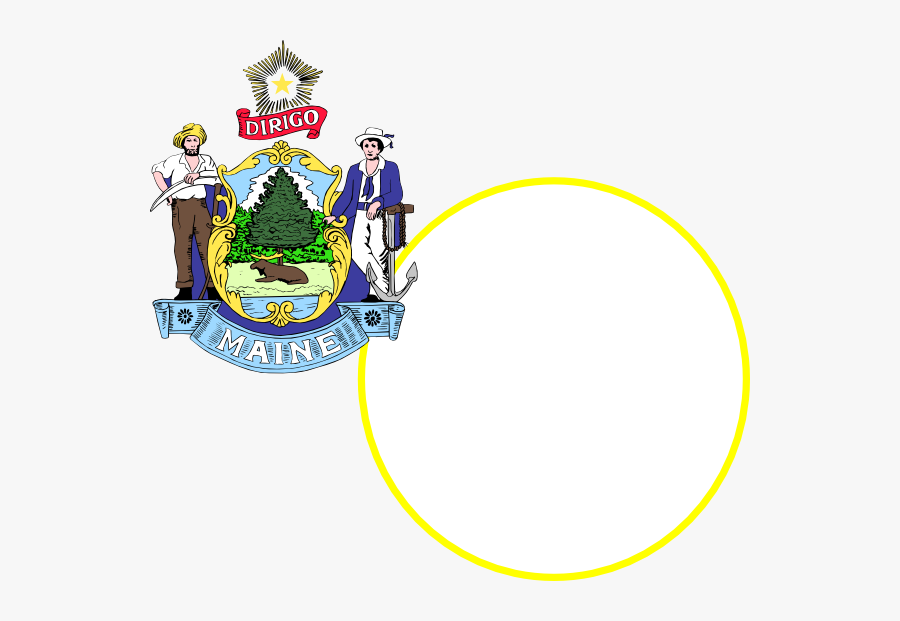 State Maine, Transparent Clipart