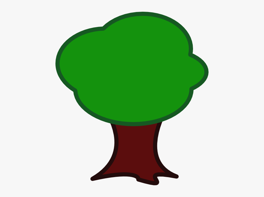 Large Trunk Tree Svg Clip Arts - Tree, Transparent Clipart