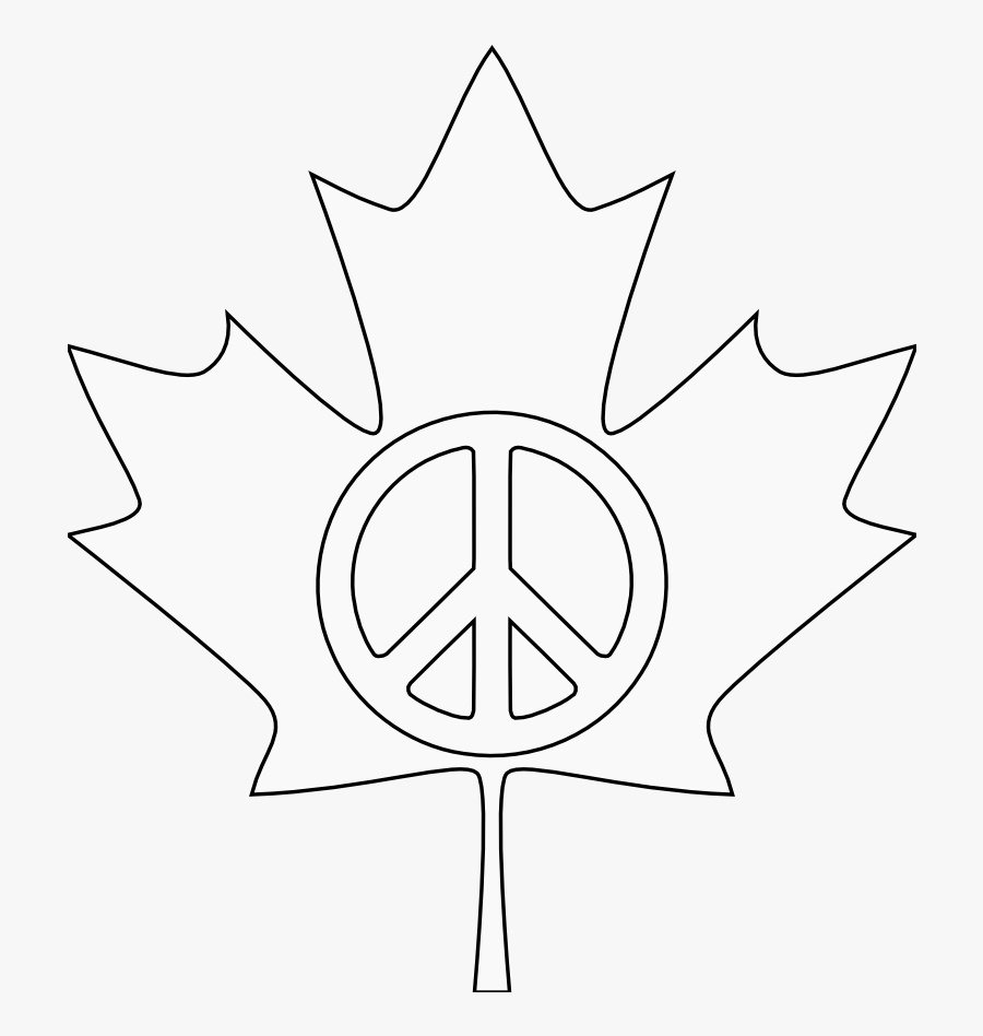 Transparent Mechanic Clipart Black And White - White Maple Leaf Png, Transparent Clipart