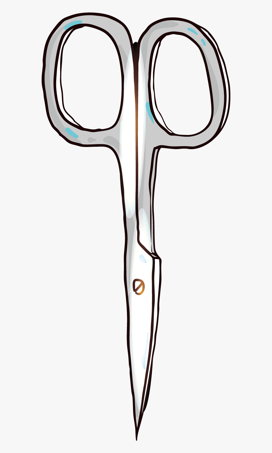 Transparent Black And White Scissors Clipart, Transparent Clipart