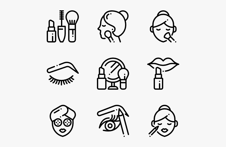 Makeup - Family Line Icon Png, Transparent Clipart