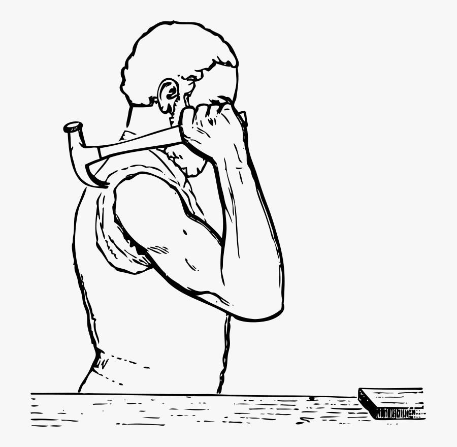 Emotion,art,monochrome Photography - Hammer, Transparent Clipart