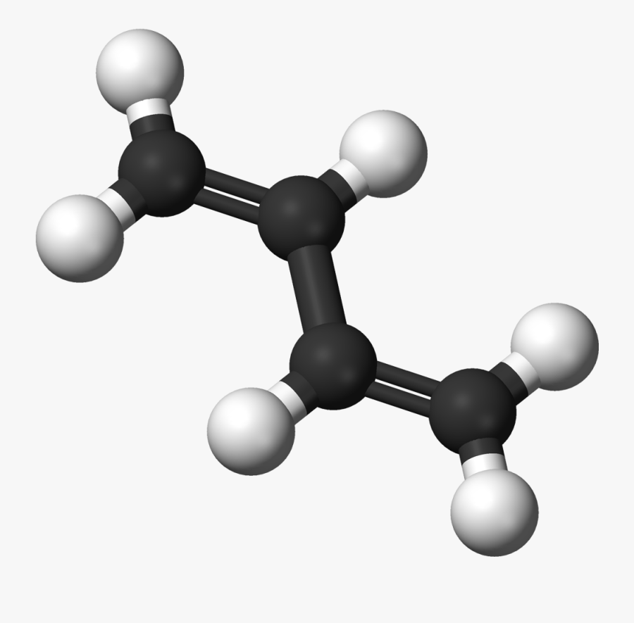 Property,silver,chemical Compound,clip Art,circle,chemistry - 1 3 Butadiene 3d Structure, Transparent Clipart
