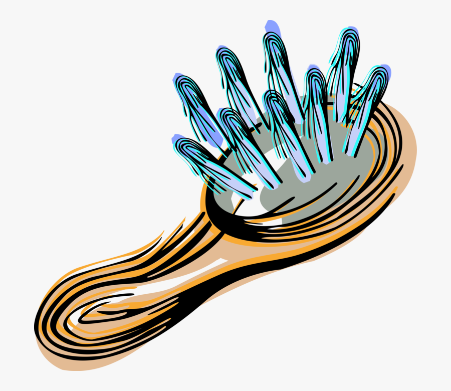 Transparent Hair Brush Clipart Png - Clip Art, Transparent Clipart