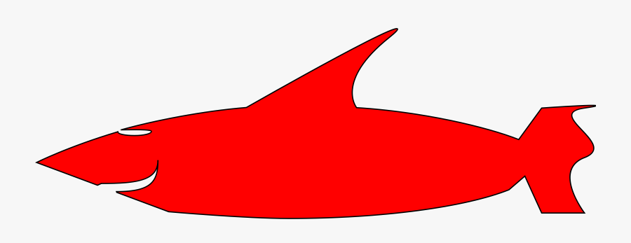 Line Art,beak,leaf - Red Shark Clipart, Transparent Clipart