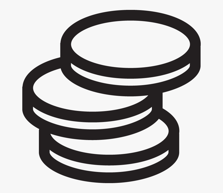 Clip Art Icon Habitat For Humanity - White Coin Icon Png, Transparent Clipart