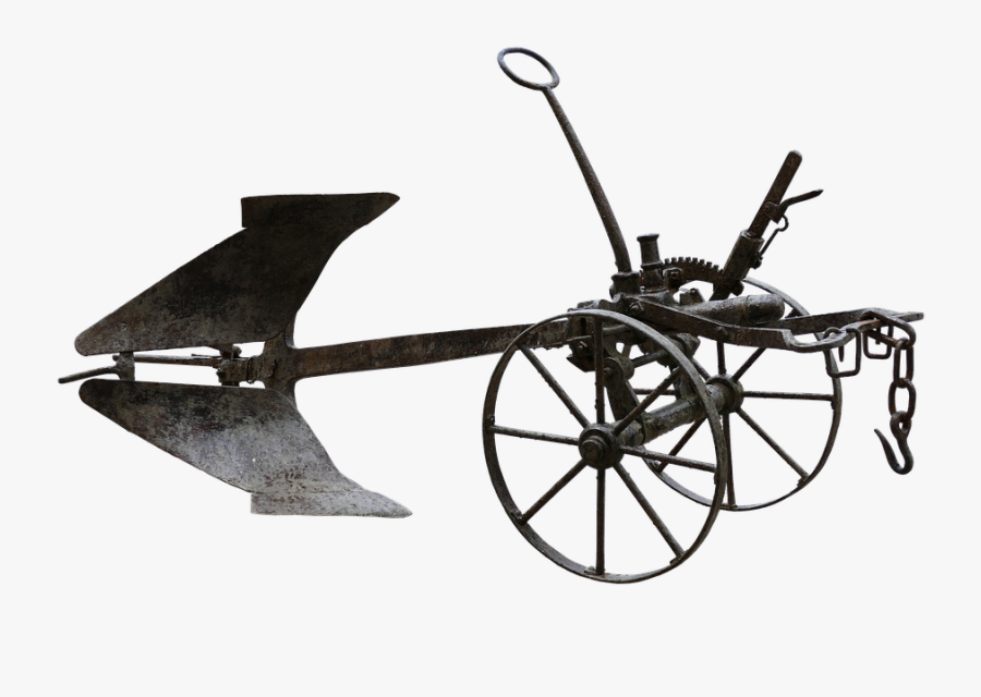 Wagon - Plow, Transparent Clipart