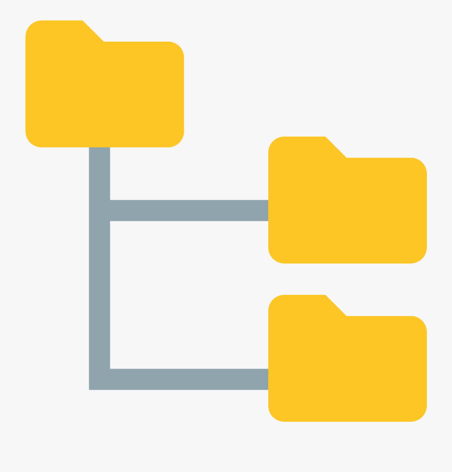 Folders Png Transparent Images - Tree Folder Icon Png, Transparent Clipart