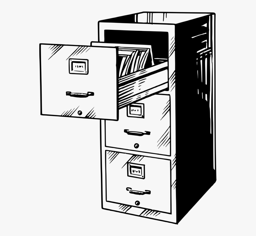 Shoe,angle,black - Filing Cabinet Clipart Black And White, Transparent Clipart