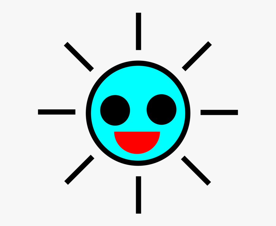 Transparent Binder Clipart - Sun Cartoon Black And White, Transparent Clipart