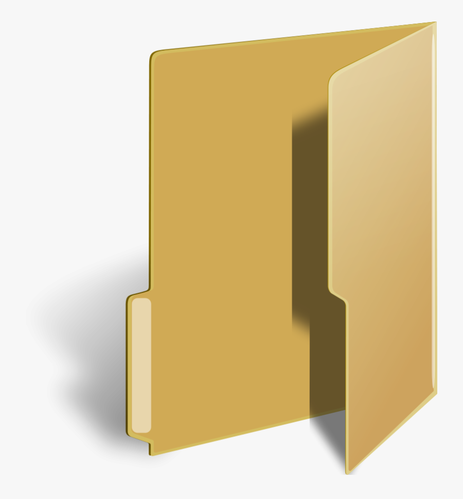 Vista Style Folder - Windows Transparent Folder Icon, Transparent Clipart