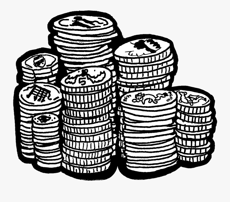 28 Collection Of Money Drawing Png - Coin Money Drawing Png, Transparent Clipart