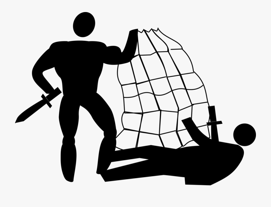 Human Photography - Drawing Of Retiarius, Transparent Clipart