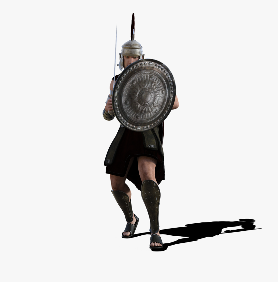 Gladiator Rome Roman History Png Image - Roman Soldier Png, Transparent Clipart
