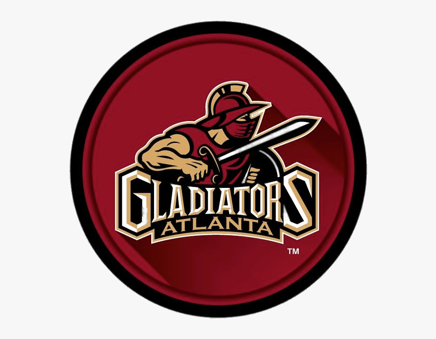Atlanta Gladiators Badge - Atlanta Gladiators, Transparent Clipart