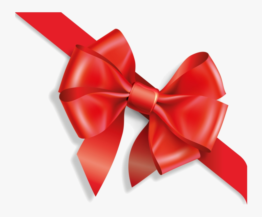 Christmas Bow Free Images Clipart Transparent Png - Лента Подарок Png, Transparent Clipart