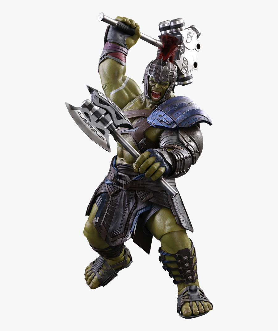 Hot Toys Gladiator Hulk Sixth Scale Figure - Thor Ragnarok Hulk Armor, Transparent Clipart