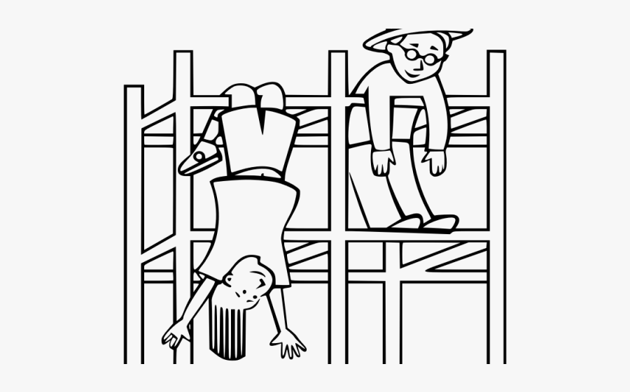 Jungle Gym To Color, Transparent Clipart