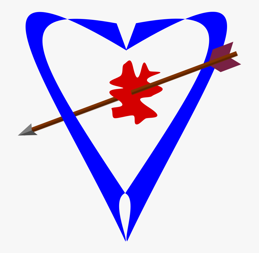 Blue Heart - Clip Art, Transparent Clipart