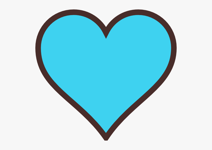 How To Set Use Blue And Brown Heart Svg Vector - Cute Heart Clipart Blue, Transparent Clipart