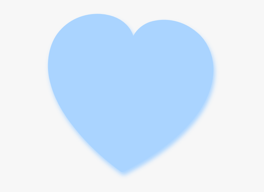 Light Blue Heart Svg Clip Arts - Heart, Transparent Clipart