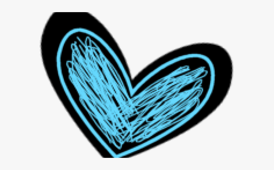 Blue Hearts Cliparts - Heart, Transparent Clipart