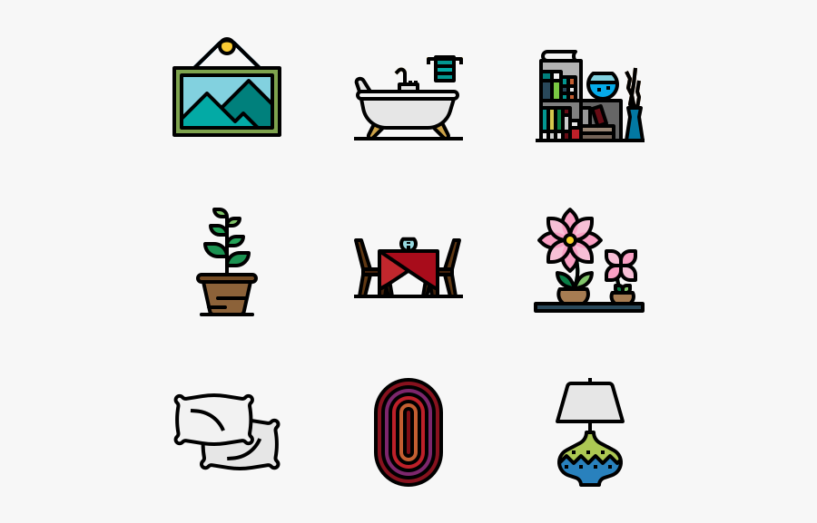 Home Decoration, Transparent Clipart