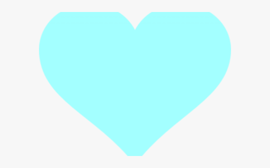 Blue Heart With Black Background, Transparent Clipart