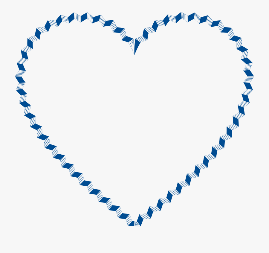 Heart Blue Png Transparent, Transparent Clipart