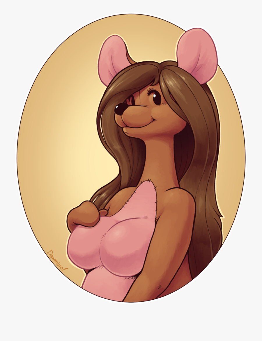 Kanga But With Hair - Kanga Hair, Transparent Clipart