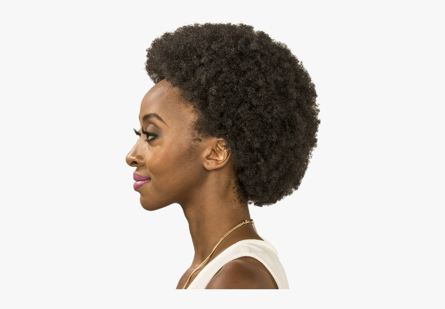 About My Natural Hair - African Woman Hair Png, Transparent Clipart