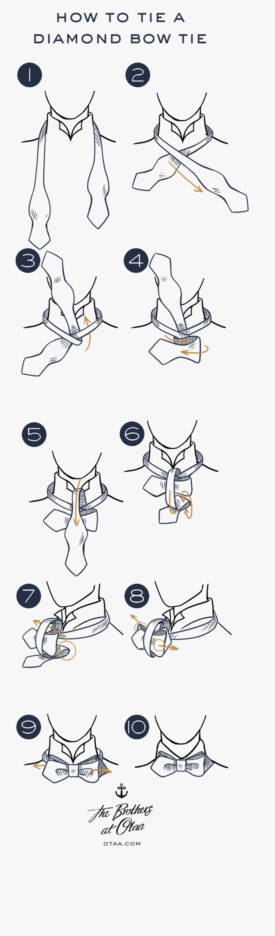 How To Tie A Diamond Bow Tie - Tying A Bow Tie, Transparent Clipart