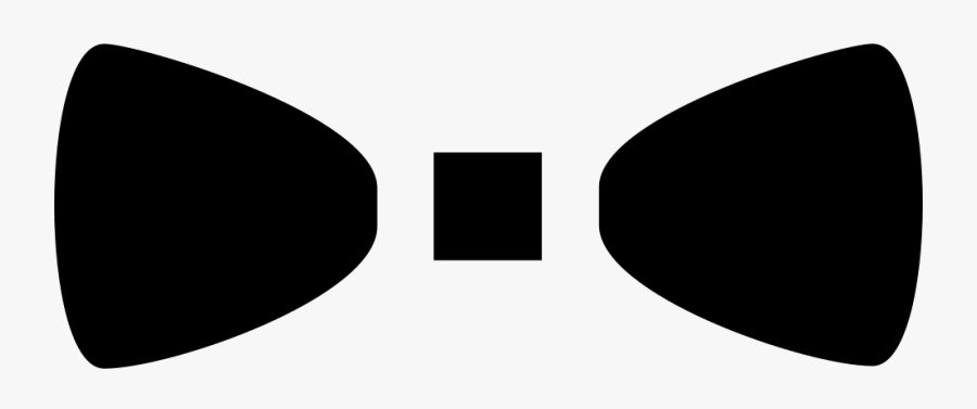 Si Glyph Bow Tie - Tie Bow In Png File, Transparent Clipart