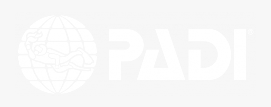 Padi Logo White, Transparent Clipart