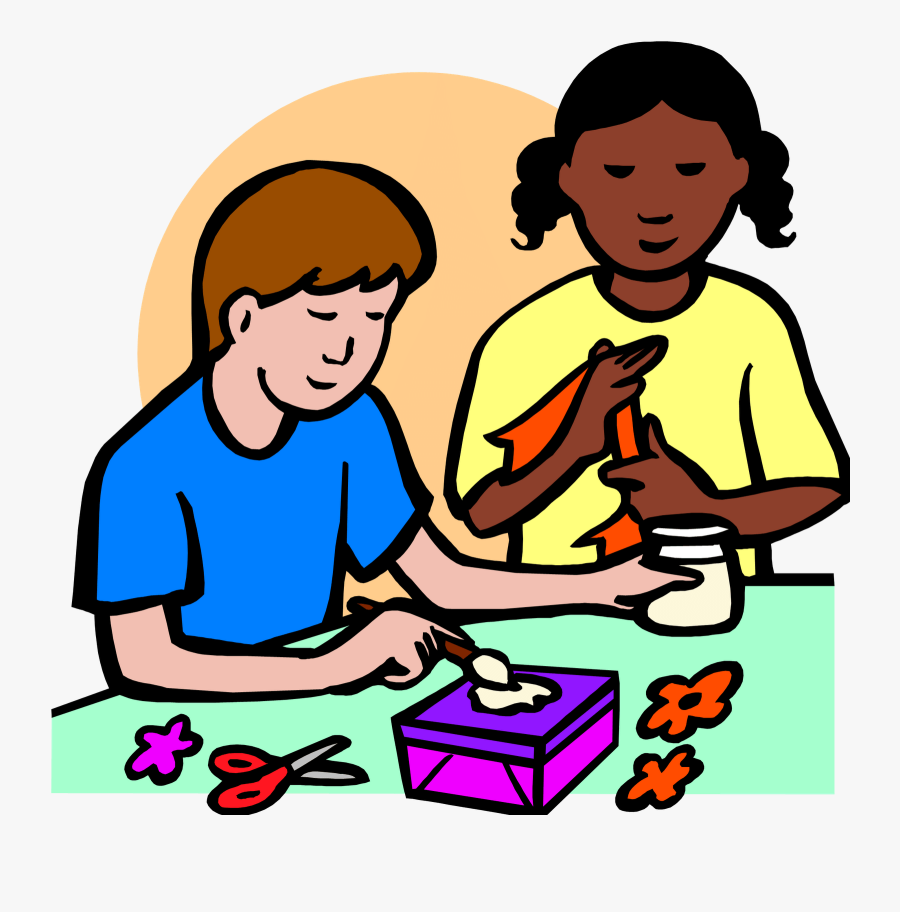 Child Group Project School Clipart - Make Clipart, Transparent Clipart