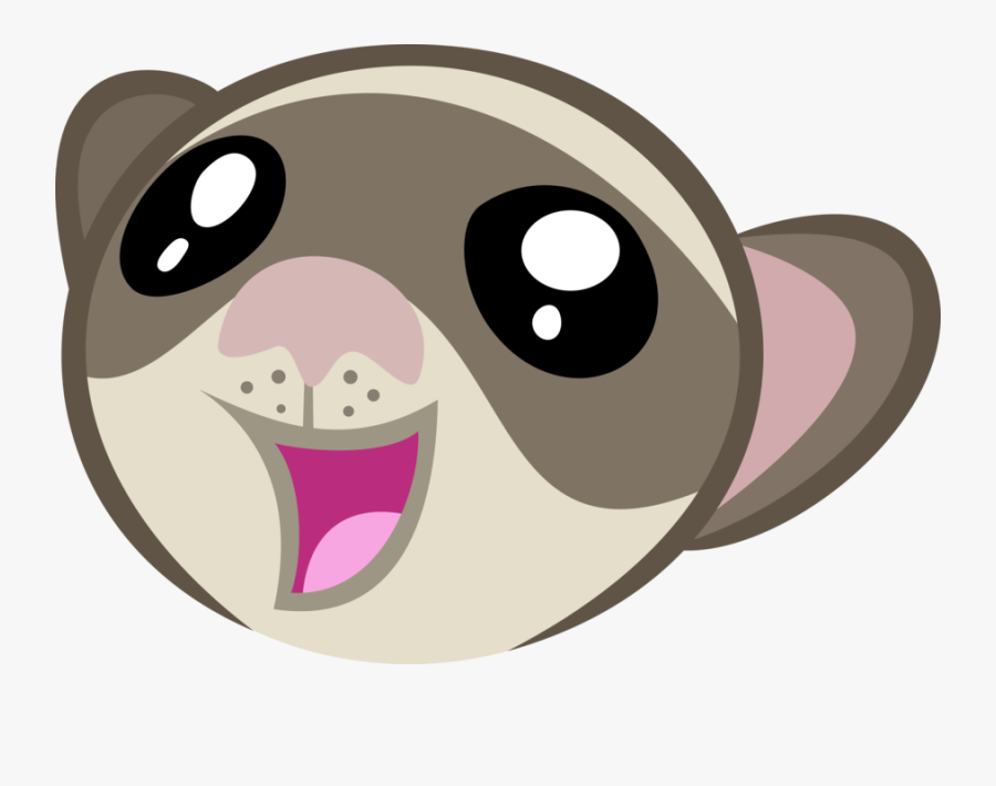 Ferret Face Png, Transparent Clipart