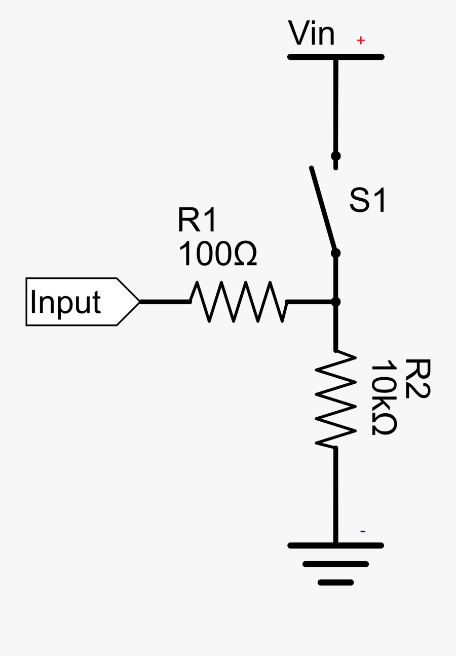 Electric Clipart Parallel Circuit - Pull Down Circuit, Transparent Clipart